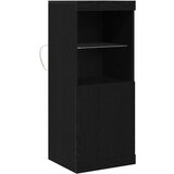  Komoda s LED svjetlima Crni hrast 41x37x100 cm | shoptok.hr