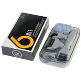 INF 6-v-1 večfunkcijski derma valjček za obraz in telo, mikroneedling Grey+Black, (5000339443) Cene