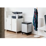 DEA HOME Plastičen koš za smeti na dotik v srebrni barvi 60 l Berlino – | Shoptok.si