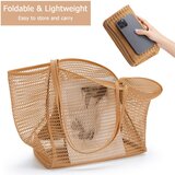 Venisymlis Mrežasta Torba Za Na Plažo Ženska Torba Za Čez Ramo, (22069994) | Shoptok.si