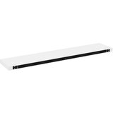  Plutajuća zidna polica visoki sjaj bijela 120x23,5x3,8 cm MDF | Eponuda.com
