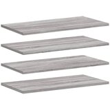  Zidne police 4 kom boja hrasta 60x20x1,5 cm konstruirano drvo | shoptok.hr