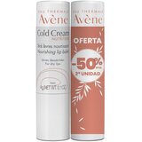 Av&amp;egrave;ne Cold Cream hranjivi stik za usne 2 x 4 g Slike