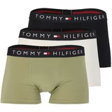 Tommy Hilfiger Underwear Boksarice kaki / rdeča / črna / bela