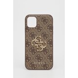 Guess GUHCN614GMGBR silikonski ovitek za iphone 11 - rjav z zlatim logom Cene