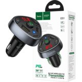 hoco. FM modulator, Bluetooth, 12/24 V, 2xUSB, 1xtype C, PD 18W – E51 Road treasure | Eponuda.ba