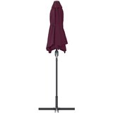  Vrtni suncobran Bordeaux Crvena 370 x 197 x 239 cm | shoptok.hr