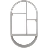 House Nordic Svetlo siva večnivojska kovinska polica 35 cm Feira – | Shoptok.si