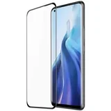3D kaljeno staklo zakrivljeni zaštitnik zaslona Potpuna pokrivenost s okvirom za Xiaomi Mi 11 crna