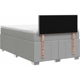  Boxspring krevet s madracem Svjetlosiva 120 x 190 cm Tkanina | shoptok.hr