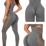 IZMAEL Ženske športne Push Up legice ZR - 40862 - Siva / L / XL | Shoptok.si