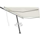  Samostojeća tenda na ručno uvlačenje 500 x 350 cm krem | shoptok.hr