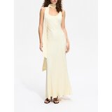 Reserved Maxi haljina s visokim udjelom viskoze - svjetložuto | shoptok.hr