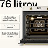 Klarstein Victoria piro-pećnica | električna pećnica s funkcijom pirolize | 3150 W | 76 l | 60 cm | shoptok.hr