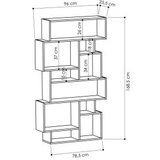 Hanah home karmato - hitit hitit bookshelf | ePonuda.com