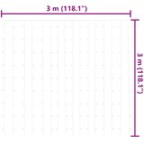  LED vilinska zavjesa 3 x 3 m 300 LED šarene 8 funkcija | shoptok.hr