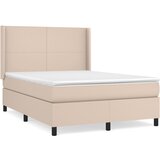  The Living Store Box spring postelja z vzmetnico kapučino 140x200cm umetno usnje - Box Spring Postelja, (21445786) | Shoptok.si