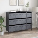  Komoda antracit 135x39x103,5 cm hladno valjani čelik | shoptok.hr