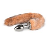EasyToys - Fetish Collection Analni čep Fox Tail No. 7, srebrn | Shoptok.si