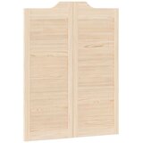  Vrata na rasklapanje 2 pcs Prirodna Masivna borovina - Prirodna 100 x 80 cm 2 | shoptok.hr