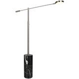 Trio Select Črna/v srebrni barvi LED stoječa svetilka (višina 145 cm) Fiore – u