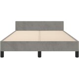  Okvir za krevet bez madraca svjetlosivi 120x190 cm baršunasti | shoptok.hr