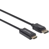 kabel DisplayPort M to HDMI M, 1m, crni 152662