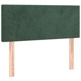  Uzglavlje tamnozeleno 100x5x78/88 cm baršunasto | shoptok.hr