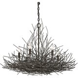 Elstead Lighting Elstead Organique Viseča svetilka s 6 lučmi, stari bron, E14, (22097858) | Shoptok.si