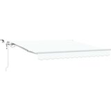  Retraktilna tenda Bela 350 x 250 cm Poliester in kovina, (5000206533) | Shoptok.si
