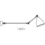 Brilagi Zidna lampa QUILL 1xE27/40W/230V 83 cm bež | Eponuda.com