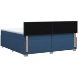  Boxspring krevet s madracem Plava 200 x 200 cm Tkanina | shoptok.hr