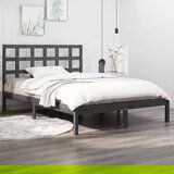 Furnova Posteljni okvir siv iz trdnega lesa 150x200 cm, (21940094) | Shoptok.si