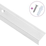  Rubnjaci za stepenice L-oblik 15 kom aluminijski 100 cm srebrni | Eponuda.ba