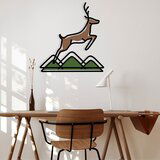 Wallity zidna dekoracija Deer, 60x65cm, Šarena | ePonuda.com