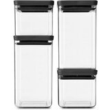 Brabantia 4x1 TASTY+ Square Canister dark grey | shoptok.hr