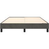  Okvir za krevet s oprugom tamnosivi 140 x 190 cm baršunasti | Eponuda.com