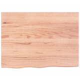  Zidna polica svjetlosmeđa 80 x 60 x 2 cm od obrađene hrastovine | Eponuda.ba