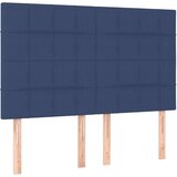  S oprugama i madracem plavi 140 x 190 cm od tkanine | shoptok.hr