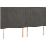  Box spring postelja z vzmetnico temno siva 180x200 cm žamet, (20791249) | Shoptok.si