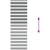 vidaXL Zebra senčilo temno sivo 75x200 cm tkanina širina 70,9 cm | Shoptok.si