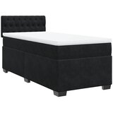  Box spring krevet s madracem crni 100x200 cm baršunasti | shoptok.hr