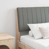 vidaXL Tapecirani uzglavlje Tamno siva 180 cm Čvrsto borovo drvo | shoptok.hr