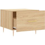  Stolić za kavu boja hrasta 50 x 50 x 40 cm konstruirano drvo | shoptok.hr