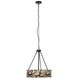 Premier Housewares Metalna viseća svjetiljka sa staklenim sjenilom ø 46 cm Waldorf – Cijene