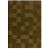 Flair Rugs Kaki zeleni ručno rađen vunen tepih 120x170 cm Checkerboard – Cijene