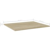 Police za knjige 8 kom boja hrasta sonome 60x50x1 5 cm iverica - sonoma hrast 60 x 50 x 1.5 cm 8 | shoptok.hr