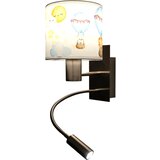 Brilagi LED fleksibilna lampa BOBO 1xE27/25W/230V + LED/3W m. hrom/bela/životinjice | Eponuda.com