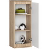 AKORD Clp Stenska Vitrina, Hrast Sonoma/Bela, (5000332738) | Shoptok.si