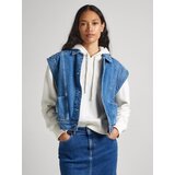 PepeJeans Sweater majica 'Nanette' bež / bijela | shoptok.hr